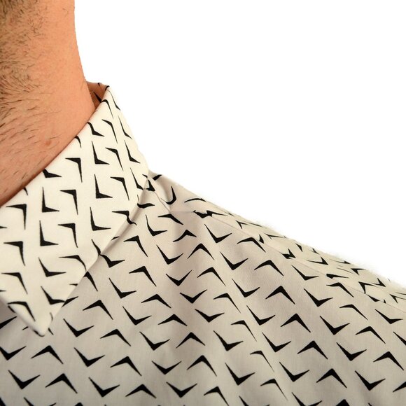 Hugo Boss Men's "Ero3-W" Extra Slim Fit Multi-Color Casual Shirt US M IT 50 - Picture 4 of 6